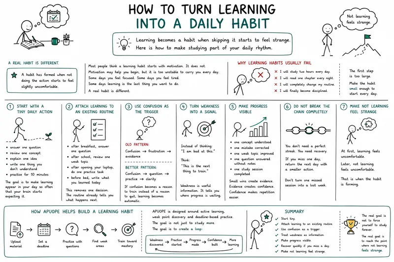 
                                How to Turn Learning Into a Daily Habit                            